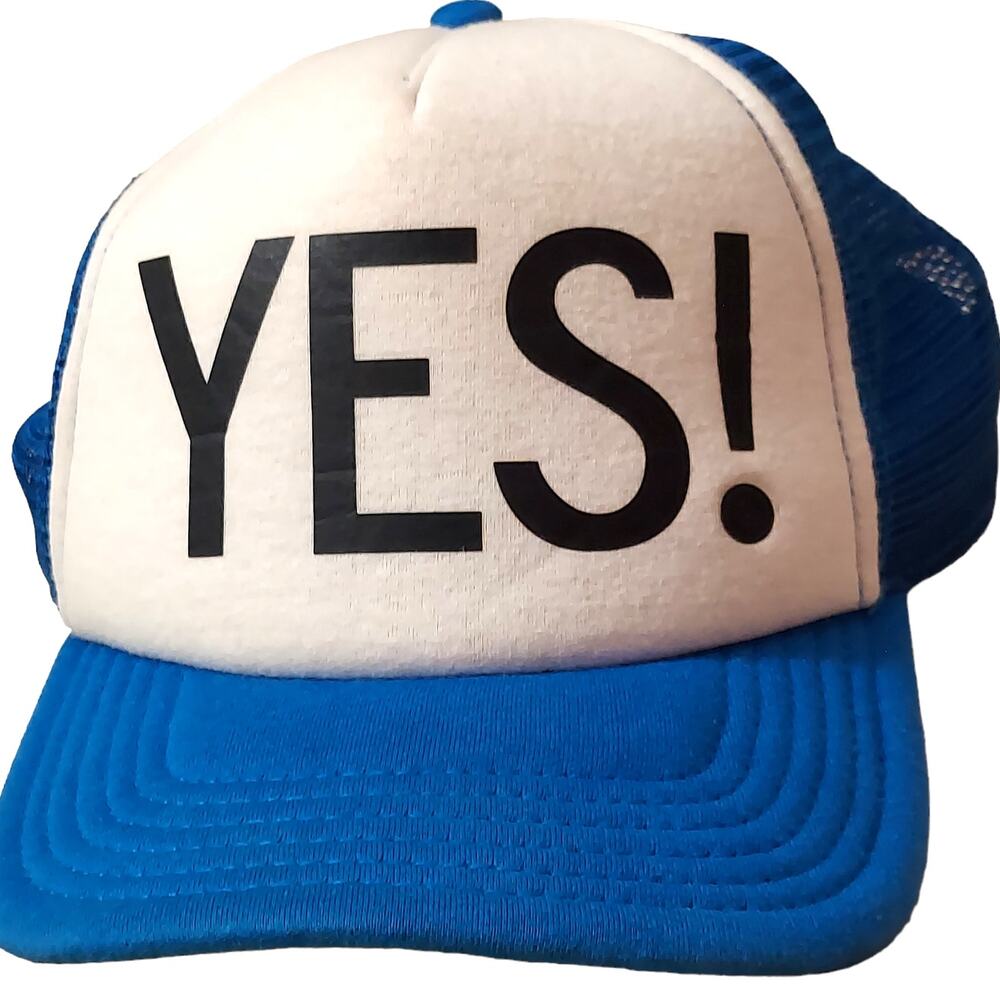 Snapback Trucker Hat "YES!" Mesh Cap